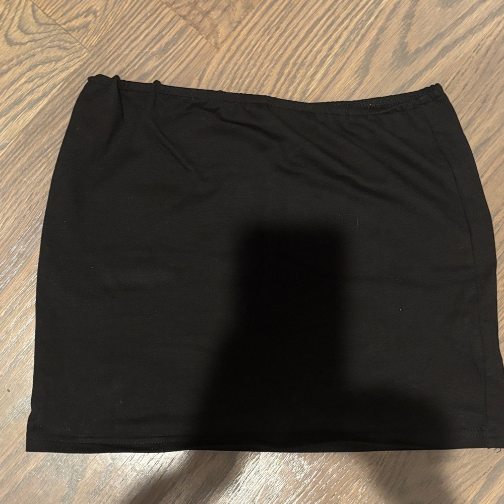 Edickted Elegant Black Mini Skirt for Women